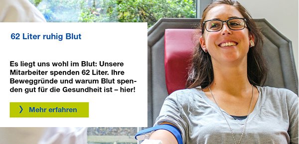 Mitarbeiter der Versicherungskammer Bayern spenden Blut – für den guten Zweck und für die Gesundheit